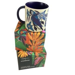 Starbucks FARM RIO & Starbucks Ceramic Mug - Collector Mug - 14 Ounce - NIB